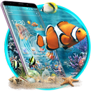 青い水の魚の水族館のテーマ APK