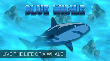 Blue Whale Shark Hunting-poster
