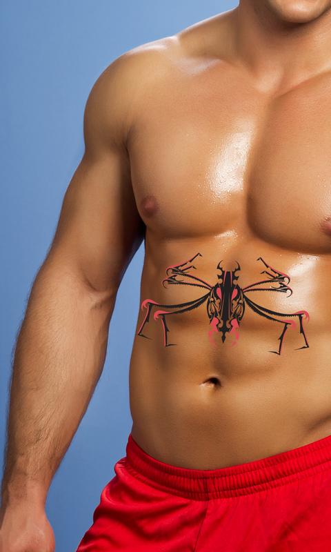 cross stomach tattoo roblox