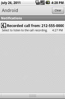 برنامه‌نما Phone Recorder عکس از صفحه