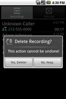 Phone Recorder capture d'écran 3