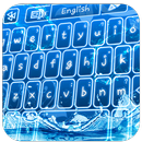 Blue Water keyboard- Animated Themes APK