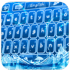 Blue Water keyboard- Animated Themes icône