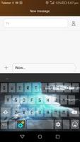 Blue Water keyboard- Animated Themes Affiche