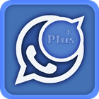 Blue WhatsApp Plus ikona