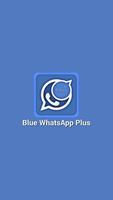 Blue WhatsApp Plus plakat