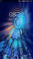 Blue And White HD Wallpaper Affiche