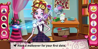 Secret Rose High School - Beast Love Story Games capture d'écran 1