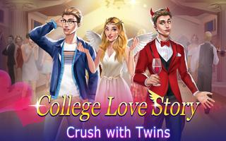 Collège Love Story ❤Crush sur Twins! Jeux de fille Affiche