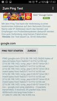 برنامه‌نما Netzwerkstatus (Ping Test) عکس از صفحه
