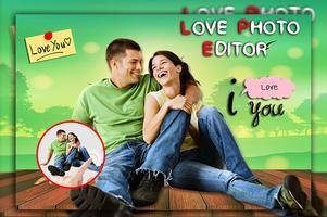 Love Photo Editor - Love Frames پوسٹر