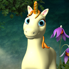 sprechendes Einhorn Zeichen