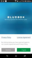 Bluebox الملصق