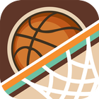 Basketball shoot target icône