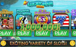 Slots - Lucky Fish Casino capture d'écran 2