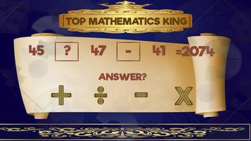 Poster Top King matematica