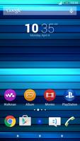 For Xperia Theme Blue Poster
