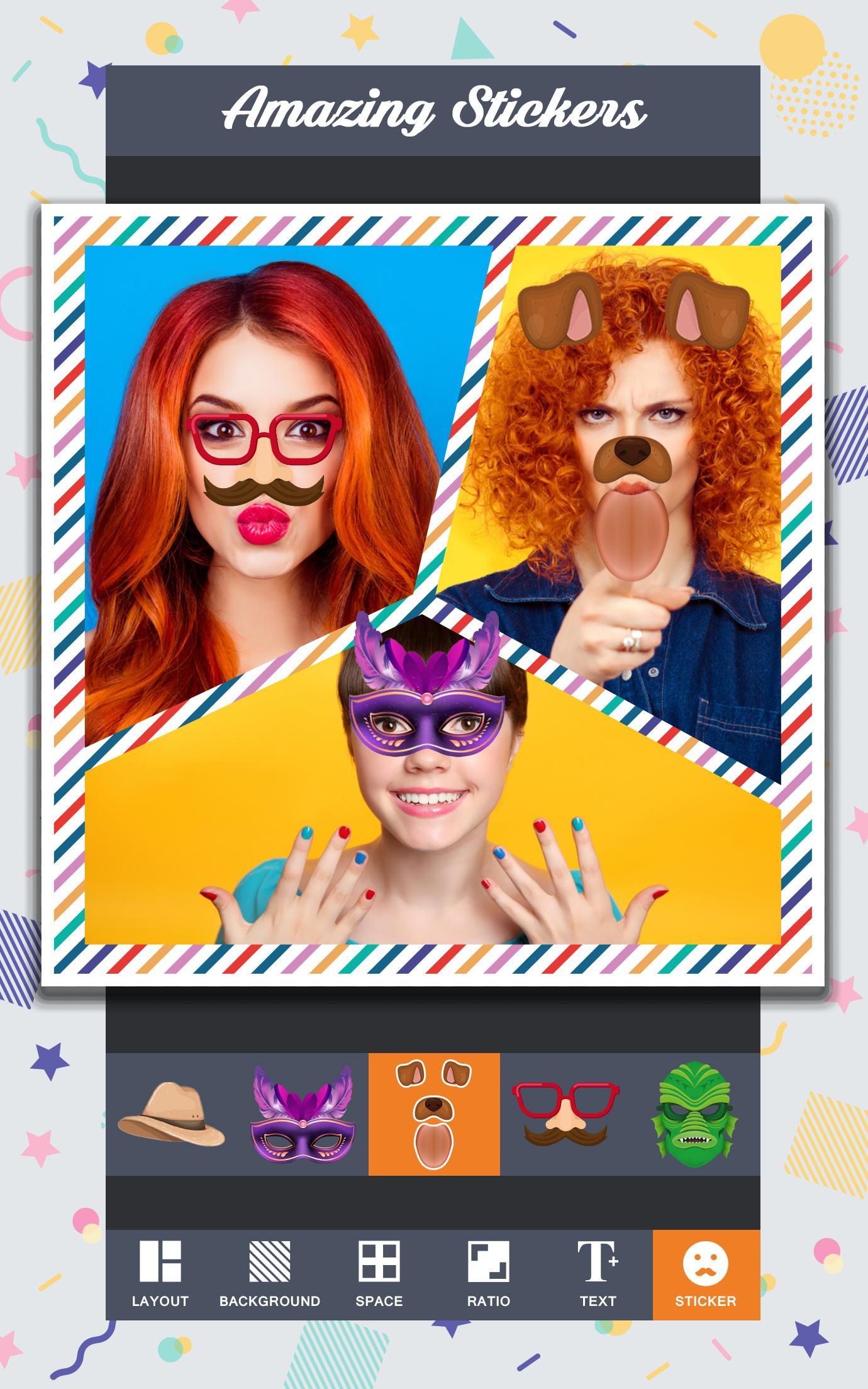 Auto Collage Photo Grid Maker Pics Frame Editor For