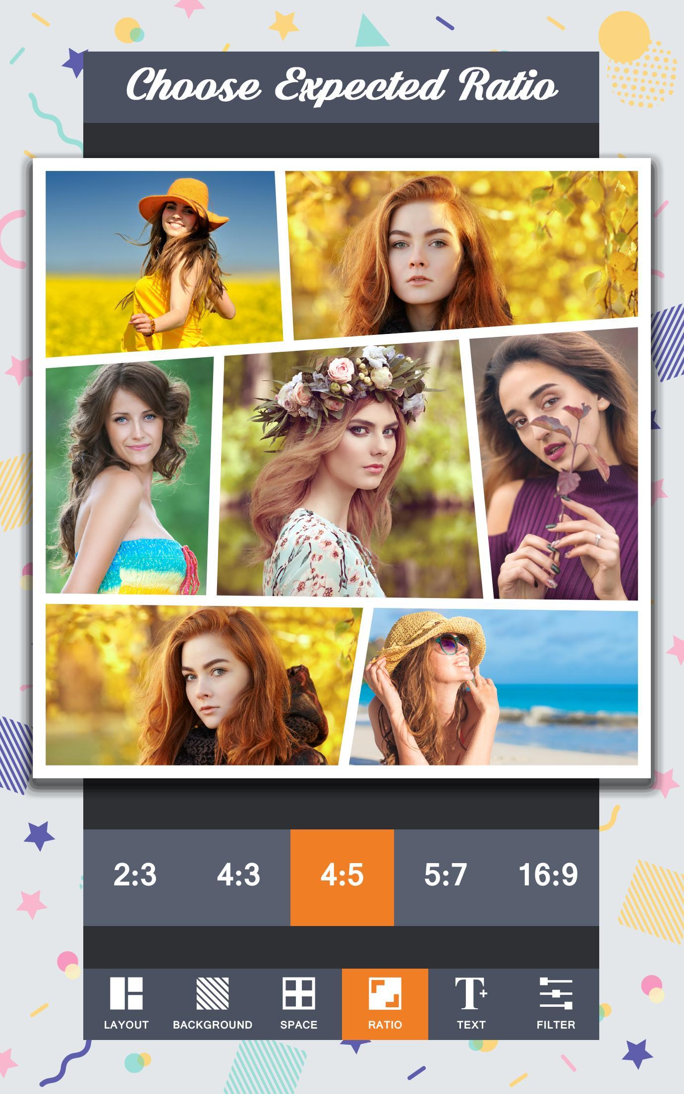 Auto Collage Photo Grid Maker Pics Frame Editor For Android