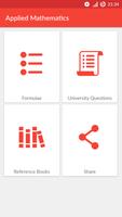 Applied Math 2- Formulae & Uni poster