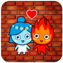Blue girl and Red boy - best friend forever APK