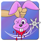 Bunny ninja - Slice game icône