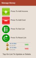 Manage Money screenshot 1