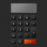 Simple Calculator Widget Zeichen