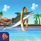 spectacle de dauphins simulate icône
