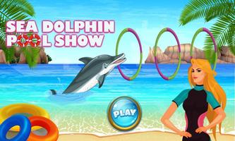 spectacle de dauphins simulate Affiche