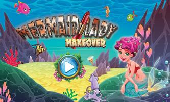 Mermaid Lady Wedding Makeover Game Affiche