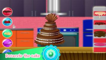 Chocolate Birthday Cake Factory - Dessert Making screenshot 2