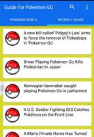 Living Guide For Pokemon Go capture d'écran 1
