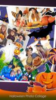 Poster Halloween collage di foto