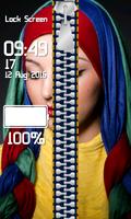 Zipper Lock Screen Hijab screenshot 3