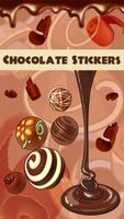 Stickers chocolat Affiche