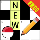 Indonesian Crossword Puzzle Game Free আইকন