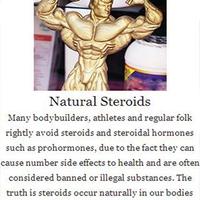 Natural Steroids الملصق