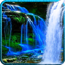 Blue Nature Waterfalls LIve Wallpaper aplikacja