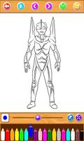 Ultraman Coloring Book Poster