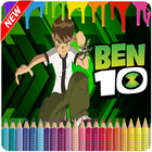 Ben10 Coloring icône