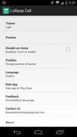 Lollipop Style Call Screen โปสเตอร์