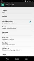 Lollipop Style Call Screen capture d'écran 1