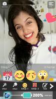 🌸  Editor de Fotos e Efeitos Snap Emoji e Texto🎈 постер
