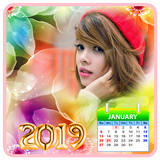 Calendar Photo Frame 2019 ícone