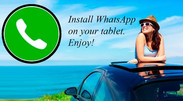 Run WhatsApp on tablet Cartaz
