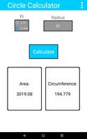 Circle Calculator capture d'écran 1