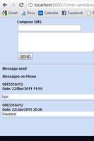 Remote Web SMS تصوير الشاشة 1