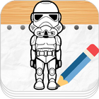 Learn To Draw Star Wars آئیکن