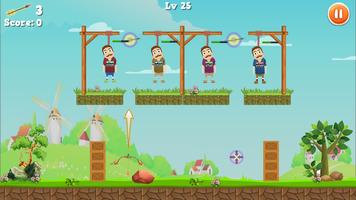 Rescue Bearded Archery Game পোস্টার